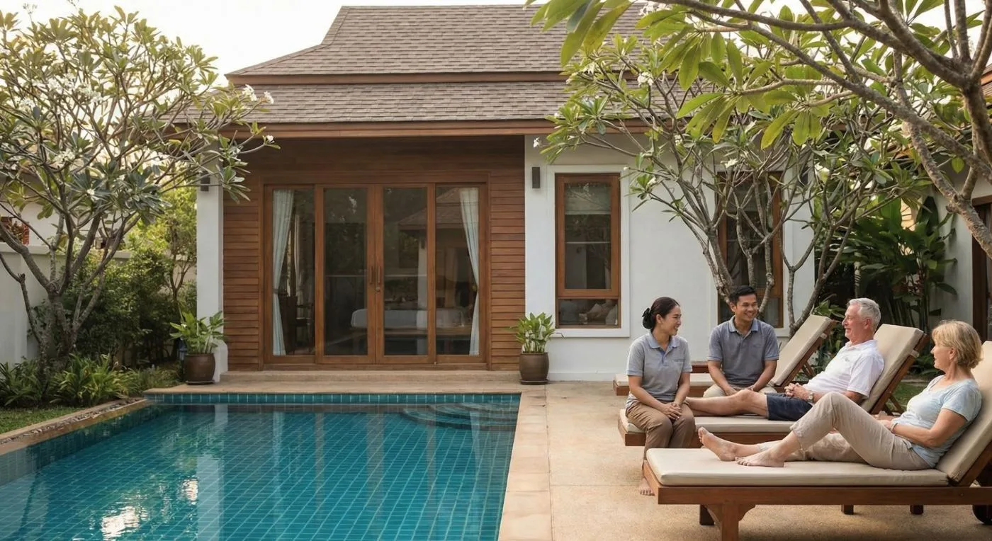 A calm, welcoming care setting in Thailand